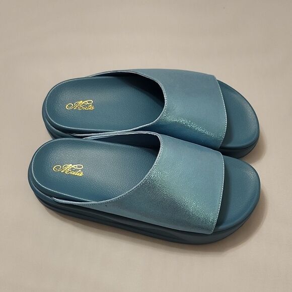 BRAND NEW MATA PLATFORM OPEN TOE SLIDES WOMEN'S SANDAL G1 - Picture 12 of 16